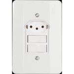 2 INTERRUPTORES PARALELOS + TOMADA 2P+T 10A/250V MILLENIUM