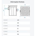 CAIXA DE GORDURA COM CESTA DE LIMPEZA FORTLEV