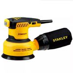 Lixadeira prof roto orbital Stanley SS30 amarela 300W 127V