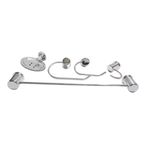 Kit Acessórios Para Banheiro Sevillha Semi Luxo 5 Peças Bolth