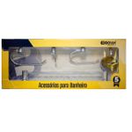 Kit Acessórios Para Banheiro Sevillha Semi Luxo 5 Peças Bolth
