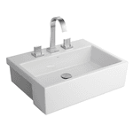 Cuba Lavabo banheiro semi encaixe Deca L843 Branco 550x420