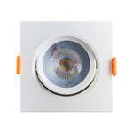 Embutido Spot Easy Led Quadrado 5W Llum Bronzearte Br Bivolt