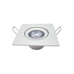 Embutido Spot Led Supimpa Embutir Quadrado 5w 6500k Bivolt Branco