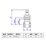 Base Registro de gaveta 1 deca 4509 302