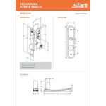 FECHADURA STAM 1800/21 OXIDADA EXT