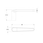 Fechadura Externa Porta De Aluminio 601-602/03 Inox Stam