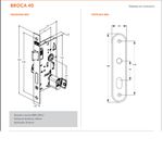 FECHADURA PARA PORTA EXT STAM 804/11 INOX