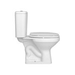 BACIA VASO ACOPLADO + CAIXA DECA ASPEN DUALFLUSH BRANCO