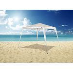 Tenda Praia Piscina Gazebo 2,4X3m Ráfia Branco Mor 003522