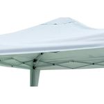 Tenda Oxford X-Flex Praia Piscina Gazebo 3X3m Ráfia Branco Mor