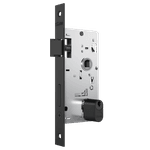 Fechadura Externa 803/35 Roseta Quadrada Preto Fosco Stam