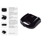 Sanduicheira e Grill Elétrico 750W Black Agratto 127v