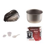 Panela De Pressão Elétrica Com Timer Inox 800w 127v Agratto