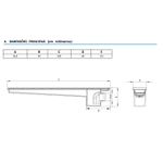 Ralo Linear Modulável Branco 50x7cm 4025 Herc