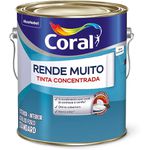 Tinta Acrílica Coral Rende Muito Branco Neve 3,6l