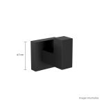 CABIDE QUADRATTA BLACK MATTE DECA