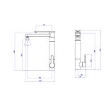 Torneira cozinha monocomando Deca Twin 1140 com filtro de água black matte