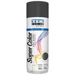 Tinta Spray Super Color Preto Fosco Uso Geral 350ml TekBond