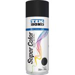 Tinta Spray Super Color Preto Fosco Uso Geral 350ml TekBond