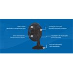 Ventilador Oscilante Mesa 6p 40cm Preto Turbo Economy 127v Ventisol