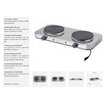 Cook Top Fogão Elétrico Mesa 2 Pratos Agratto