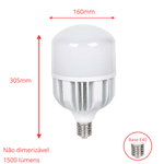 LAMPADA LED BULBO E40 200W 6500K AVANT 