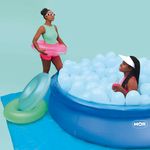 Piscina Inflável Redonda Mor 3400L Cor Azul