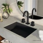 Misturador Banheiro Mesa Cubo Black Matte 1877.bl86.mt- Deca