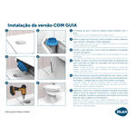 Anel Vedação Vaso Sanitario Com Guia Blukit