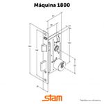 Fechadura Externa 1800/21 Tetra Espelho Inox Stam