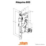 Fechadura Externa 1801/21 Cromado Espelho de Inox Stam