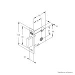 Fechadura Trava Auxiliar 1004 Tetra Externa Inox Stam
