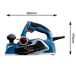 Plaina elétrica manual Bosch Professional GHO 700 127V 7000W