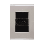 TOMADA 10A LIZ FENDI COM GRAFITE TRAMONTINA