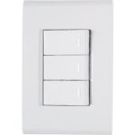 Interruptor triplo simples 10 A 250 V Liz Tramontina