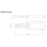 Alicate Universal 7" Isolado 1000 V Tramontina MASTER