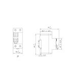 Interruptor 2 Polos (1p+n) Tramontina Tdr-40 40ma A 30ma 6ka