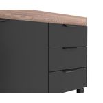 GABINETE FLAMINGO COR TAMARINDO/PR EM MADEIRA 134CM COZIMAX