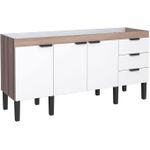GABINETE FLAMINGO COR TAMARINDO/BR EM MADEIRA 174CM COZIMAX