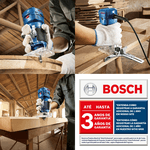 Tupia Manual Laminadora 550w Gkf 550 Profissional 127v Bosch