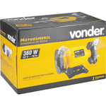 Moto Esmeril De Bancada 6 Pol 360w C/2 Rebolos Vonder 127V