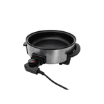 Panela Elétrica Mangiare Redonda 30cm 1250W Preto 127V Agratto