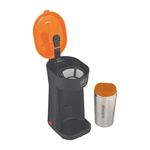Cafeteira Individual Elétrica Com Copo Termico Inox 400ml 600w