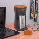 Cafeteira Individual Elétrica Com Copo Termico Inox 400ml 600w