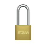 Cadeado 30mm Haste Média Zamac Latonado E-coat Stam 