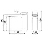 Misturador Lorenzetti Loren Neo 2875 G92 Mesa Brushed Gold
