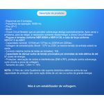 FILTRO DE LINHA 5 TOMADAS PRETO QUALITRONIX