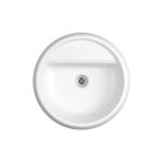 Cuba Redonda de Apoio 40cm com Mesa Branco L.12040.M.BD.17 Deca