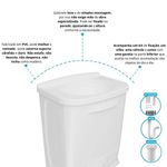 Gabinete Com Lavatório Banheiro PVC 45x58 Branco - Astra